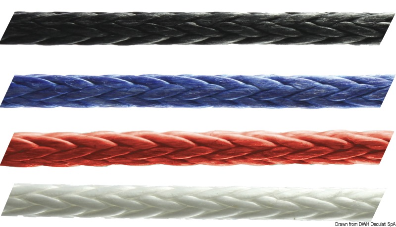 Marlow Excel D12 braid, black 2.5 mm