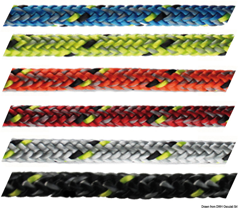 Marlow Excel Racing braid, red 4 mm