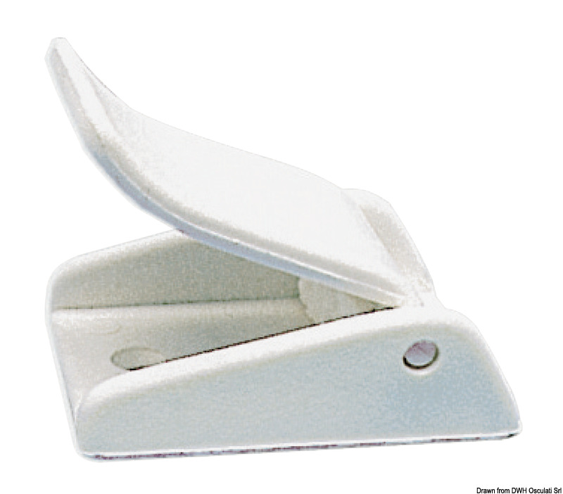 Plastic buckle for straps max 30 mm, to be sewn