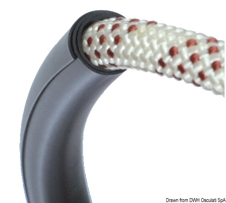 Spiroll rope saver 8/16 mm black