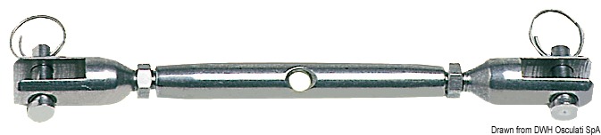 Turnbuckle AISI 316 8 mm