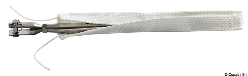Turnbuckle white protecting sleeve 40 mm