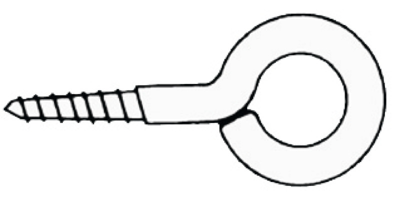 SS eye screws 32 x 3.5 mm Blister packaging 7 pcs.