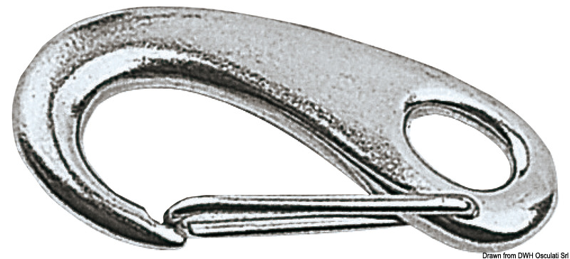 Snap-hook AISI 316 w/spring opening 31 mm