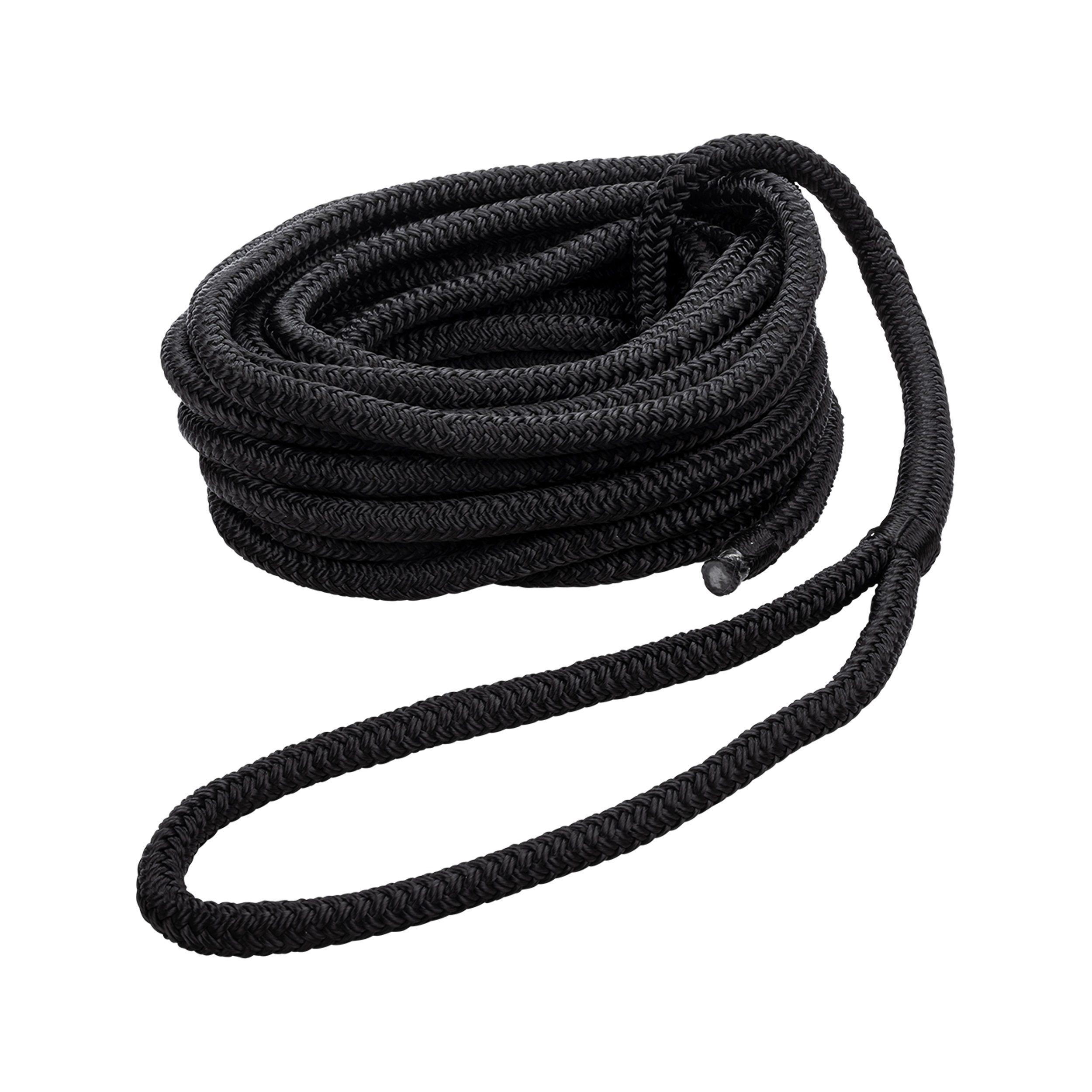 Qvarken Mooring Rope Dockline with eye 14mm 10m black