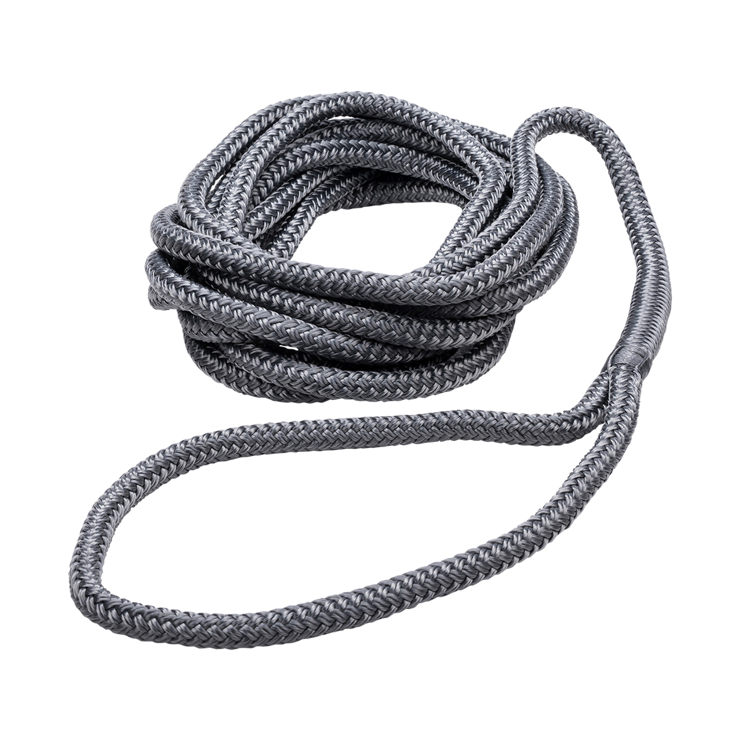 Qvarken Mooring Rope Dockline with eye 12mm 15m grey