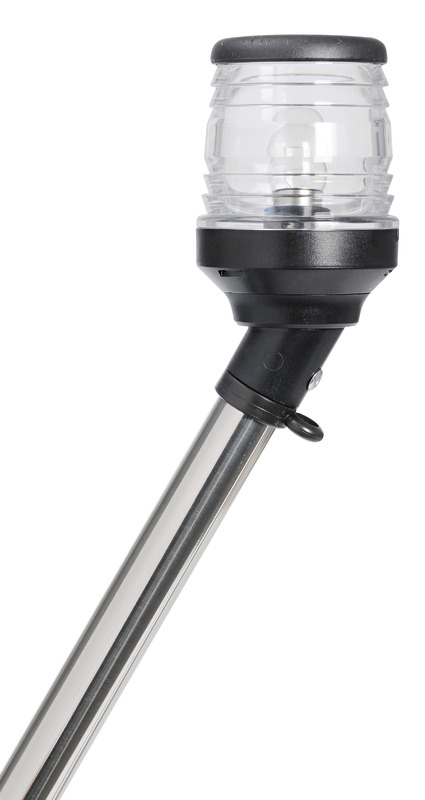 Pull-out black pole light 30° on axis 60 cm