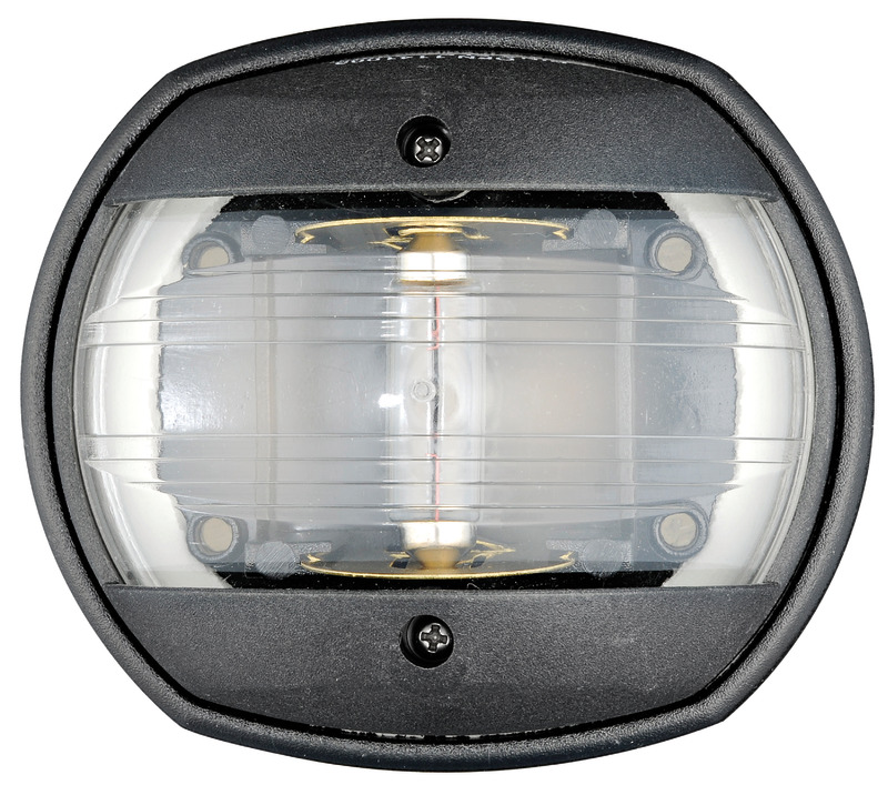Classic 12 black/white bow navigation light