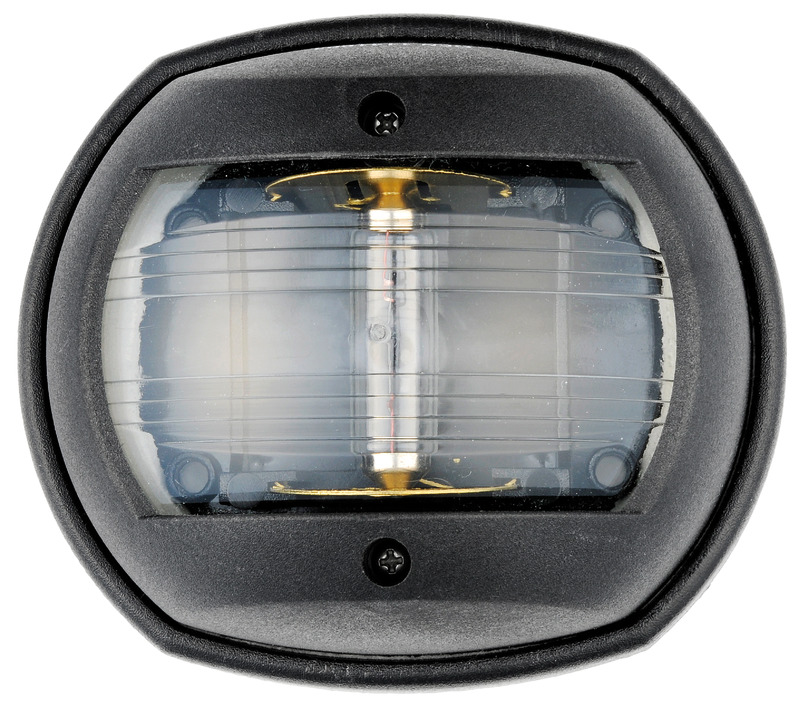 Classic 12 black/white stern navigation light