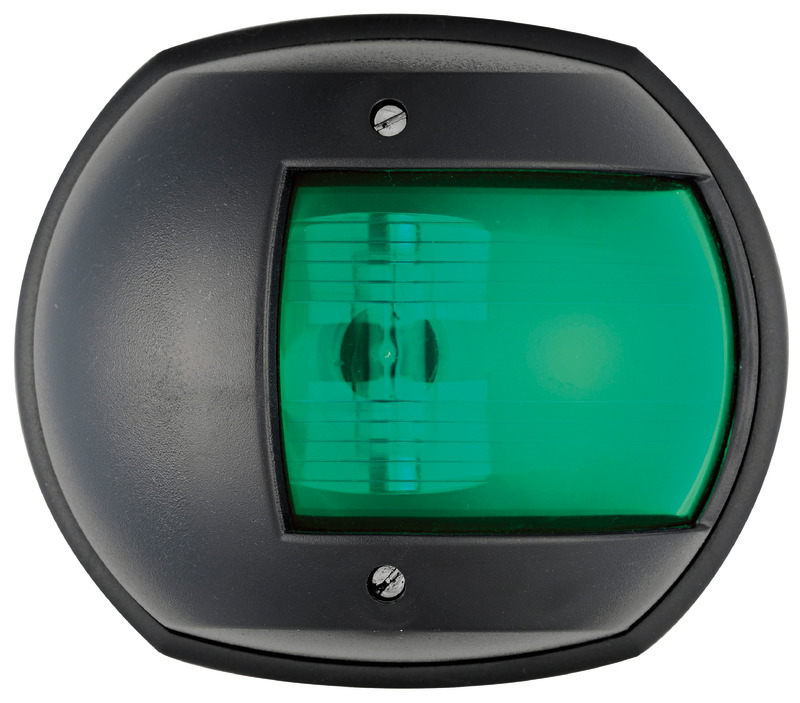 Maxi 20 black 12 V/112.5° green navigation light