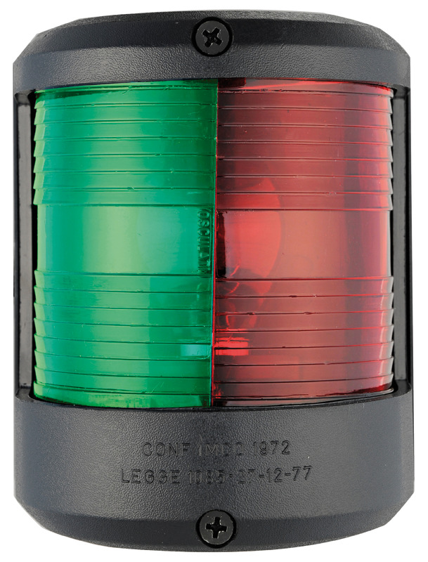 Utility 78 black 12 V/red-green navigation light