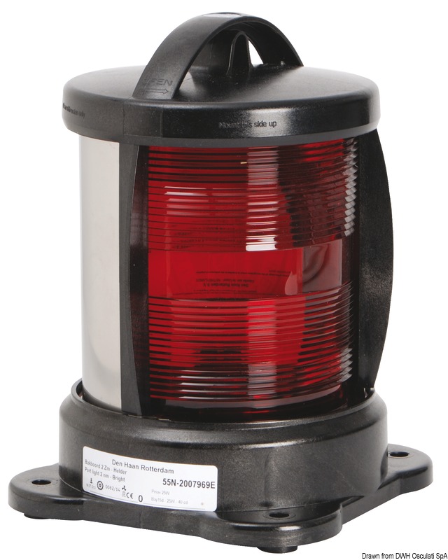 DHR navigation light red 112.5°