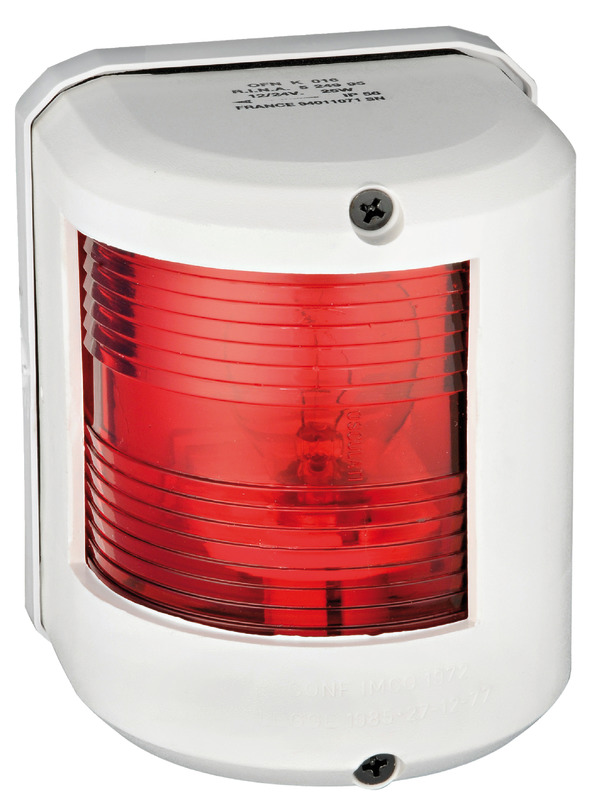 Utility78 white 12V/left red navigation light
