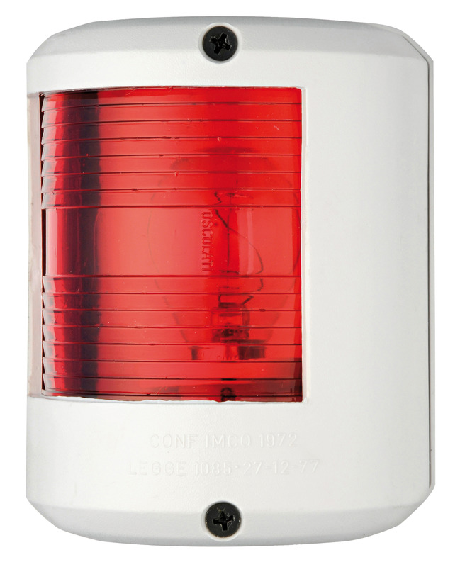Utility78 white 12V/left red navigation light