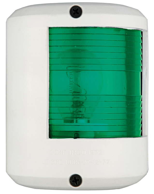 Utility78 white 12V/right green navigation light