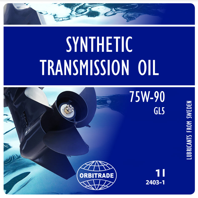 Orbitrade Gearcase oil synthetic 75w90.200ml