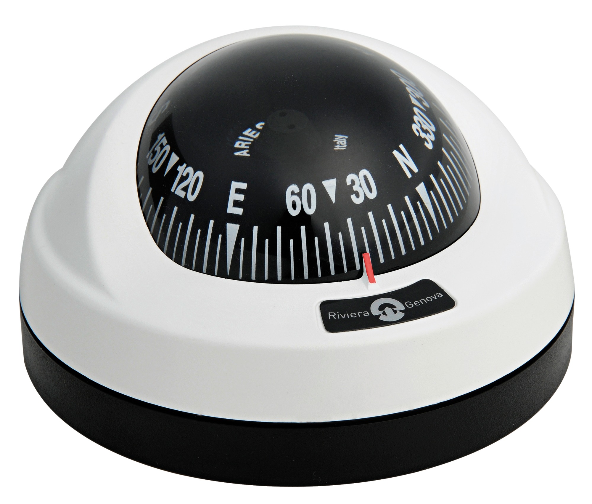 Riviera compass BAR Black/Black card 100x57mm
