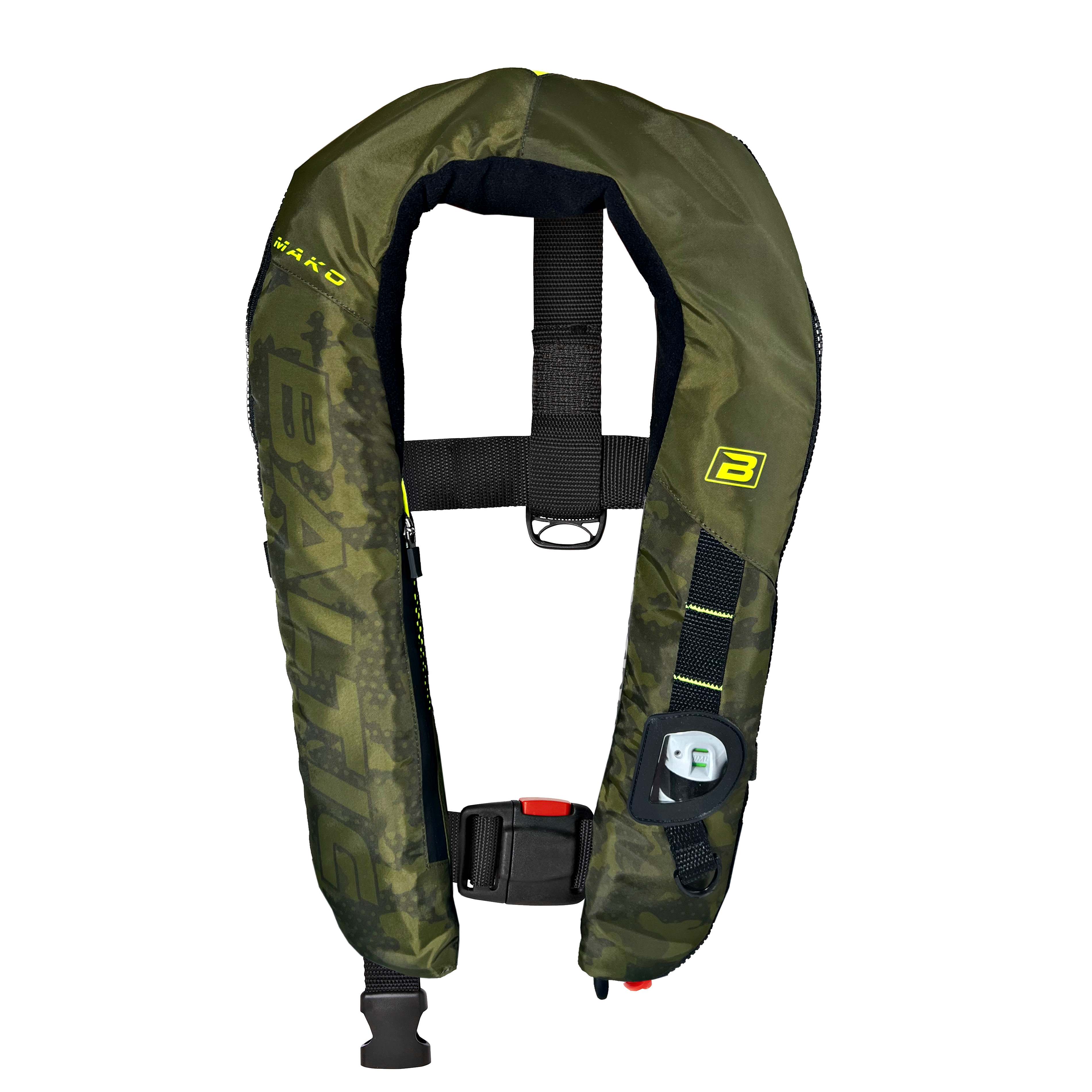Baltic Mako auto inflatable lifejacket green 40-150kg