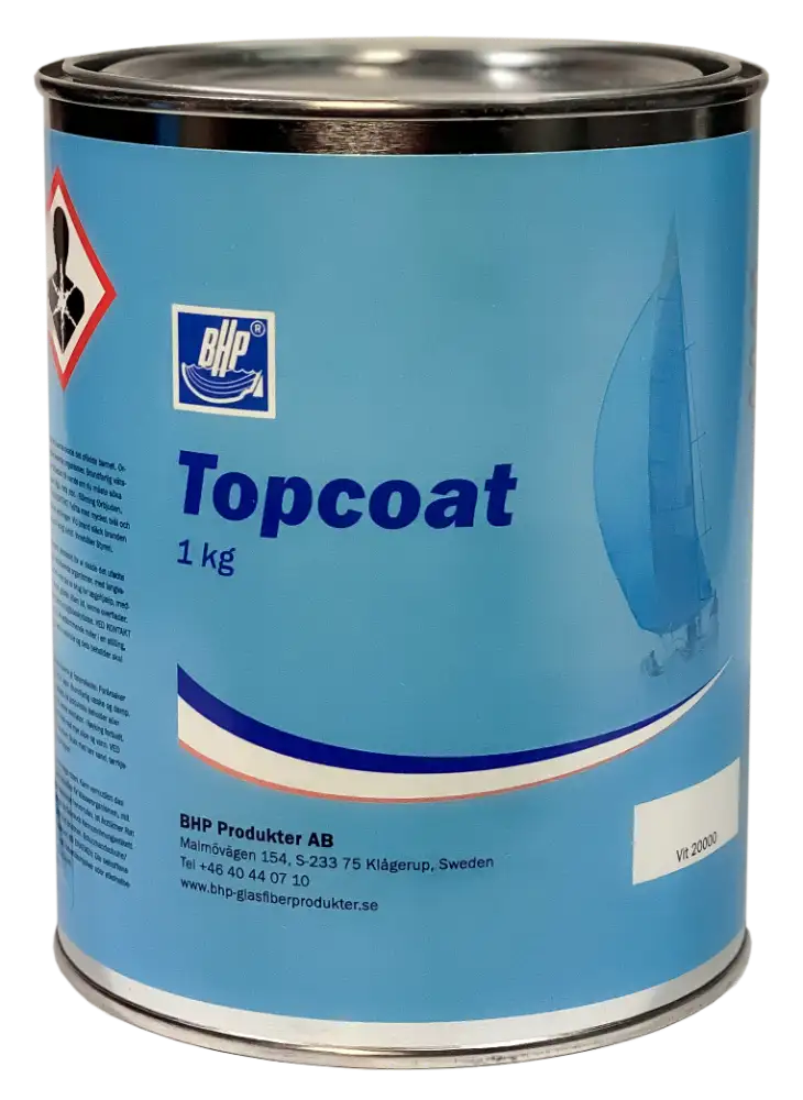 BHP Topcoat 1kg 10140 white/grey