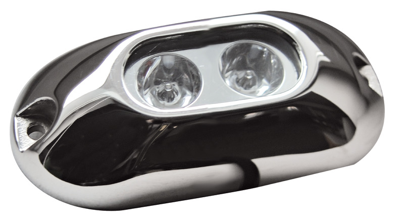 Underwater spot light w/ 2 blue LEDs