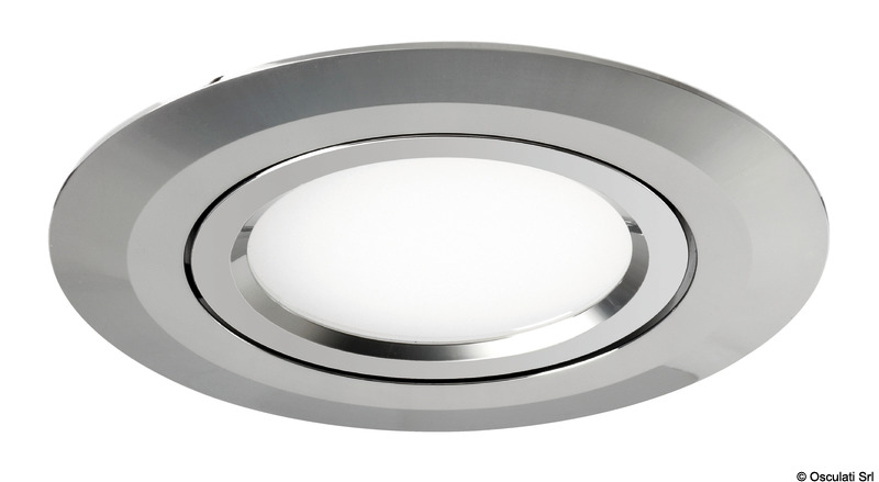 Recess swivelling LED light, warm light 2W