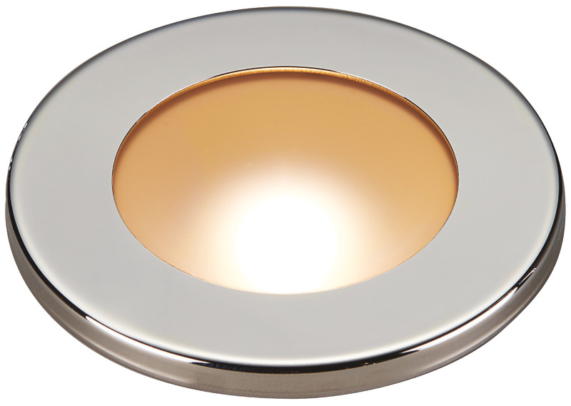 Polis reduced recess LED light white + red