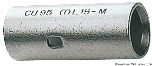 Copper end-to-end joint 25.5 mm