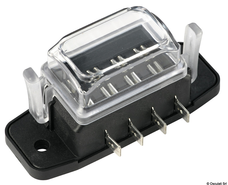 Watertight blade fuse holder box 4 housings