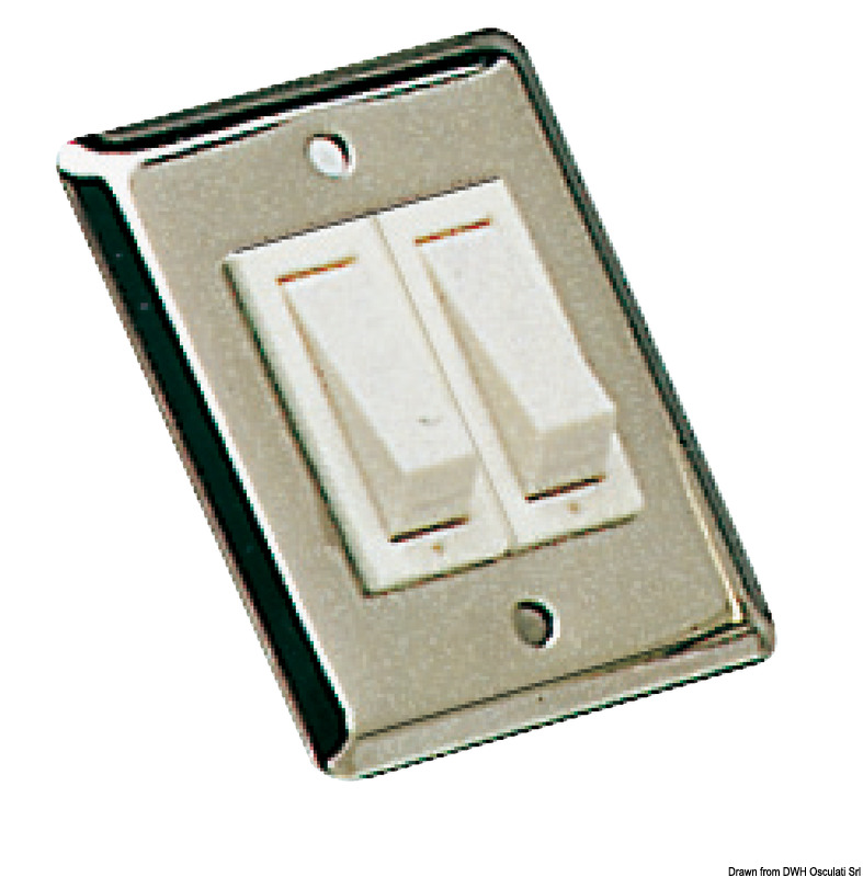 Single toggle switch polished SS