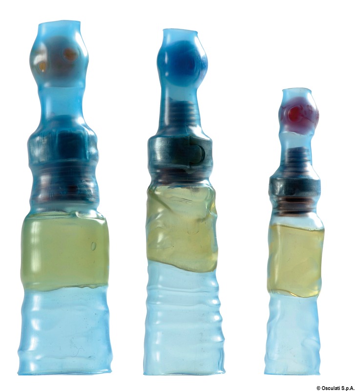 Watertight terminal caps, yellow