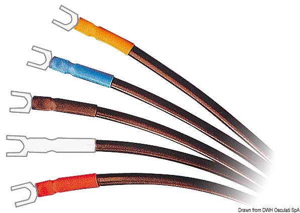 Black heat-shrink sheath 12.7 mm