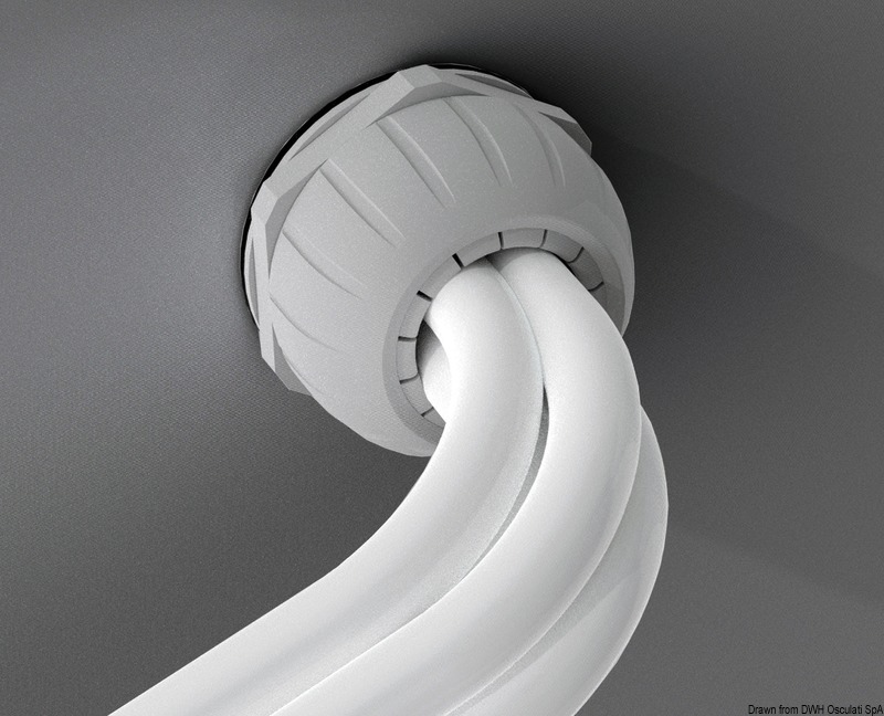 Pass bulkhead up to 10 cables max 7mm