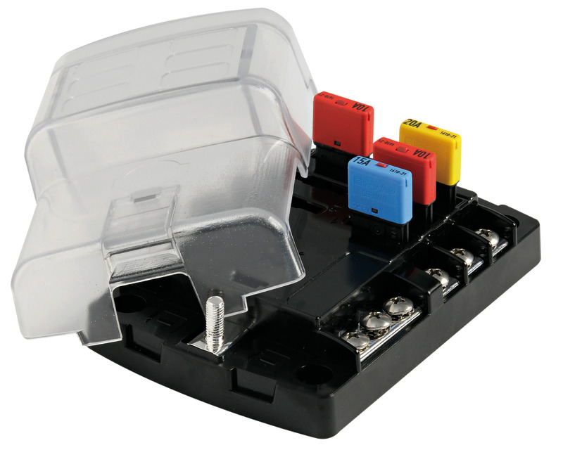 Resettable fuse holder box 6 housings