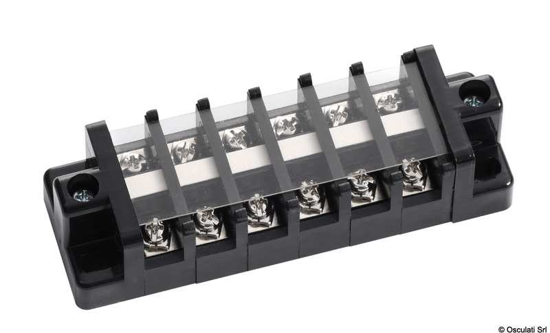 Electrical cable terminal for 6 terminals 30 A