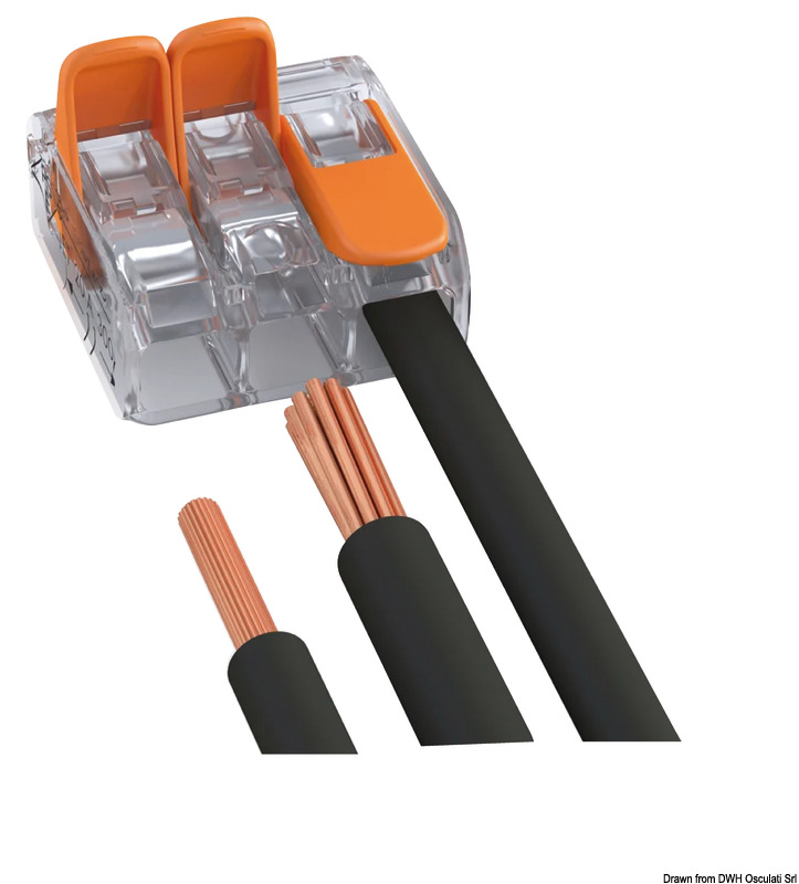 WAGO 3 connerctor 6 mm2 conductor