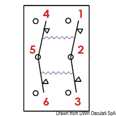 Marina R switch without taggle (ON)-OFF-(ON)