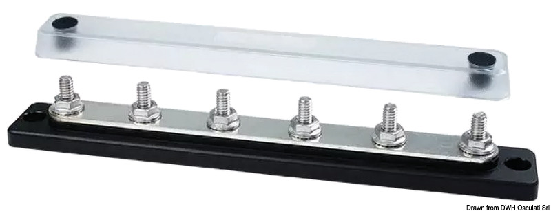 Heavy-Duty Bus Bar Techno electric terminal 6x6
