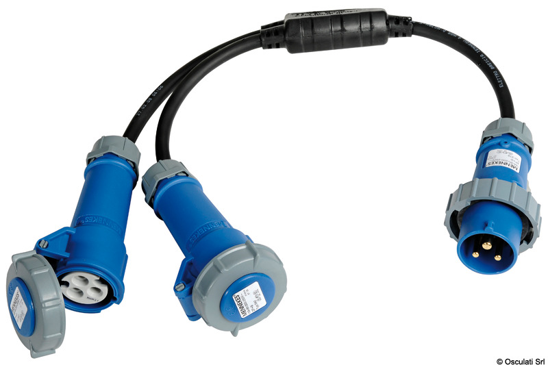 Twin socket plug for deck connection