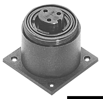 Bulgin 3-pole external socket, female contacts