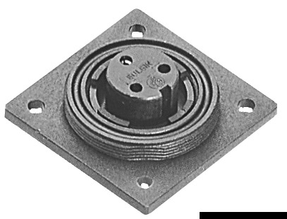 Bulgin 2-pole built-in socket, female contacts