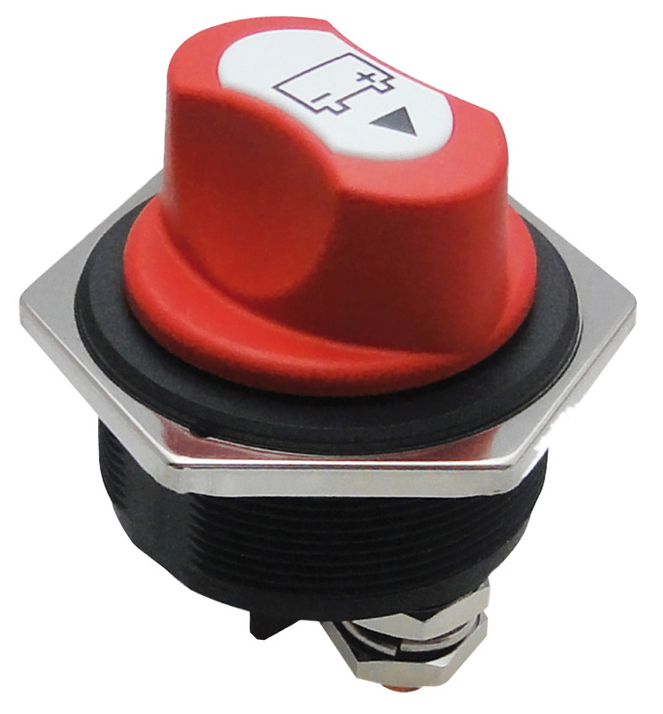 Compact battery switch 32 V DC 300 A