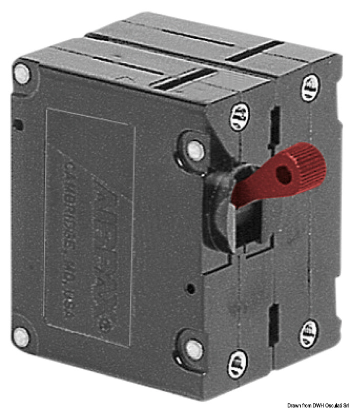 Airpax hydraulic magnetic circuit breaker 30A 80V