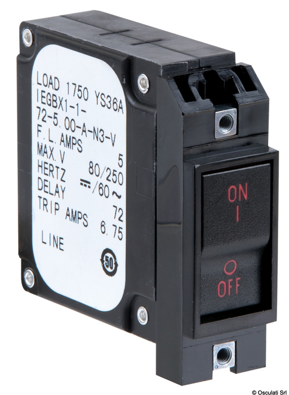 Flush mount lever switch vertical mounting 5 A