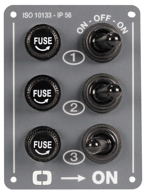 3-switch electric control  panel