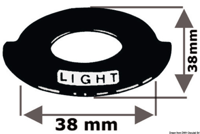 Aluminuim plate Nav. light