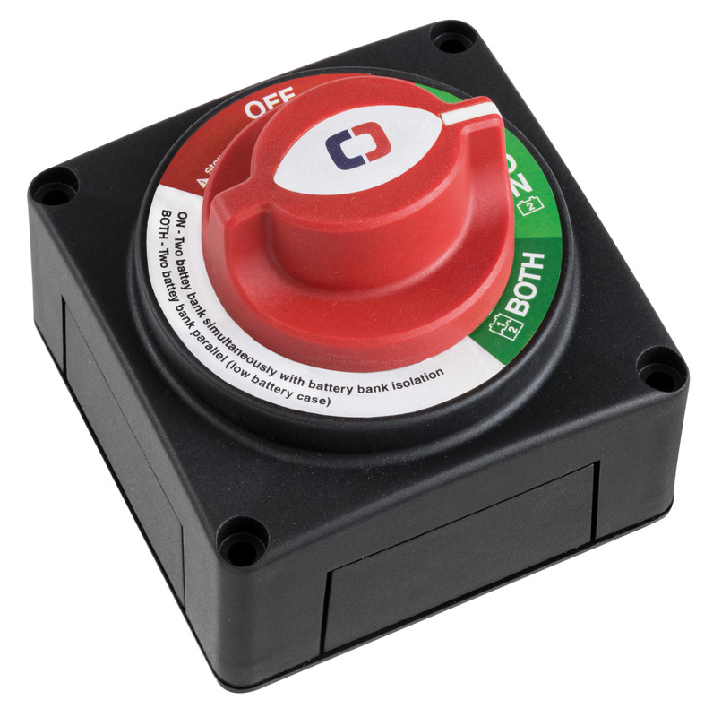 Battery disconnector/switch 550A OFF-ON-BOTH