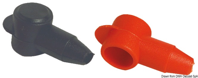 Insulating cap 20 mm red