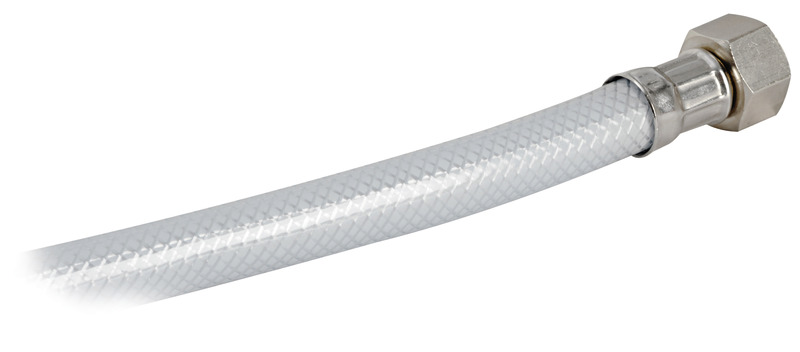 Classic Evo white deck shower PVC hose 2.5 mm Wall mounting