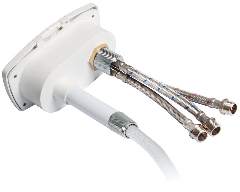 New Edge shower box cream PVC hose 2.5 mm Rear shower outlet