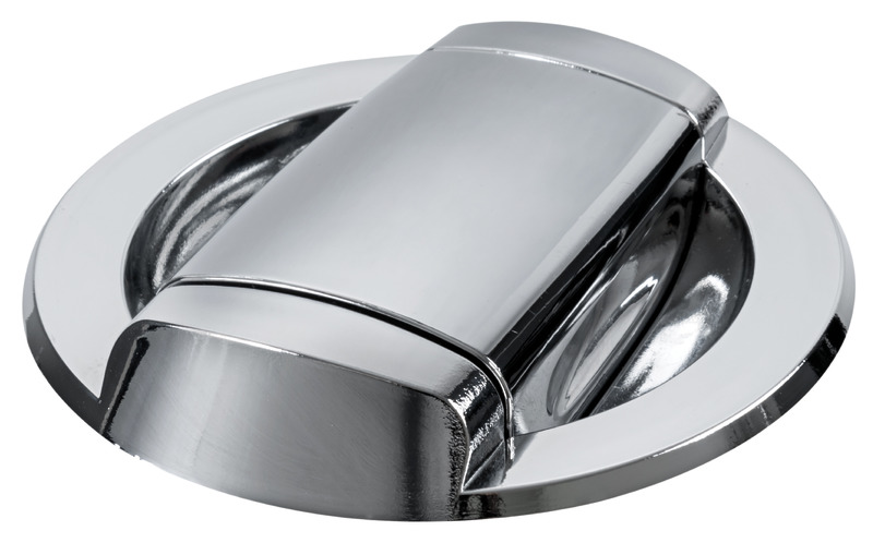 Saturn cold water shower horizontal chromed base